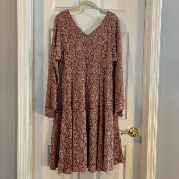Torrid Mini Lace Bell Trapeze Dress - Picture 4 of 6